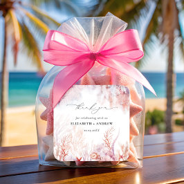 Adesivo Quadrado Algas marinhas subaquáticas | Casamento por Aquare