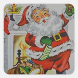Adesivo Quadrado Algum caro Natal