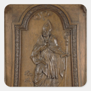 Adesivo Quadrado Alivio que descreve o Bishop do St. Medard