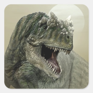 Adesivo Quadrado Allosaurus Dinosaur Praça