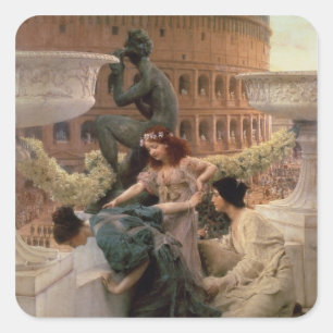 Adesivo Quadrado Alma-Tadema   o coliseu, 1896