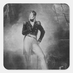 Adesivo Quadrado Almirante Thomas Cochrane