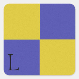 Adesivo Quadrado Alphabet Sticker L