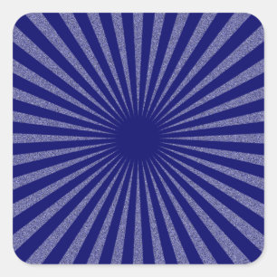 Adesivo Quadrado Alvo azul -