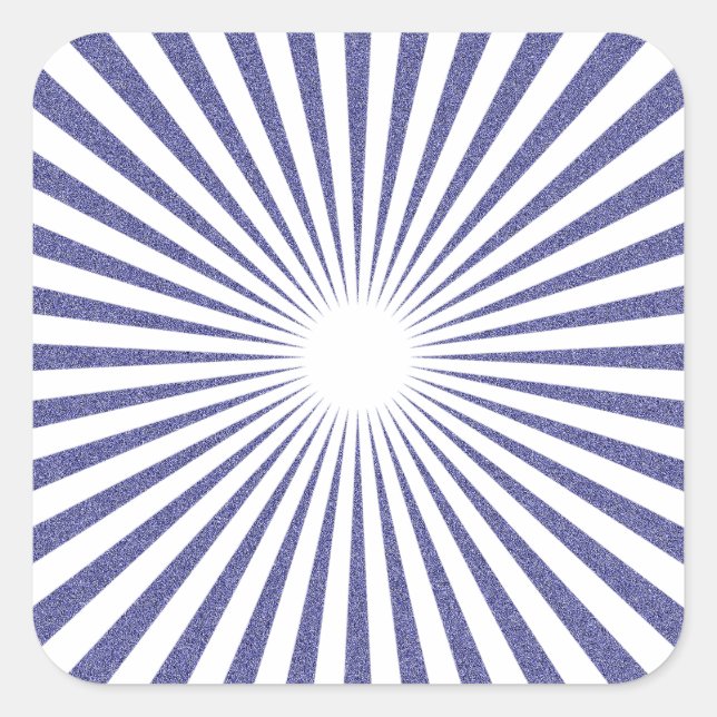 Adesivo Quadrado Alvo Branco - (Frente)