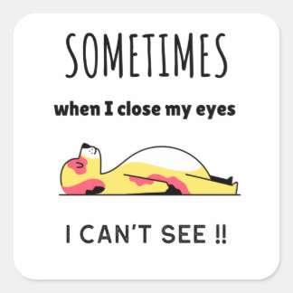 Adesivo Quadrado Amante engraçado de cachorro