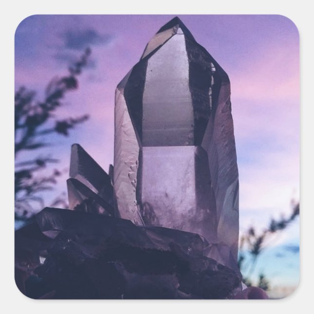 Adesivo Quadrado amantes de cristal (Frente)