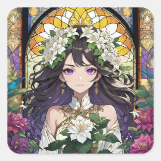 Adesivo Quadrado Amara Violetta