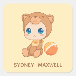 Adesivo Quadrado Amarelo conhecido feito sob encomenda do Jumpsuit