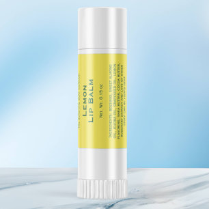 Adesivo Quadrado Amarelo moderno com texto verde rótulo do tubo de