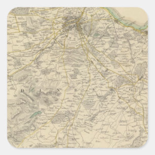 Adesivo Quadrado Ambientes de Edimburgo