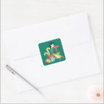 Adesivo Quadrado Amendoins | Lucy the More the Merrier<br><div class="desc">As designs de Natal de Charles Schulz,  que incluem os amendoins,  capturam a essência da inocência infantil e o espírito que anima a época de férias.</div>