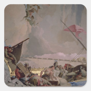 Adesivo Quadrado América, detalhe da glória da espanha II