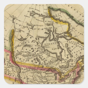 Adesivo Quadrado America do Norte 42