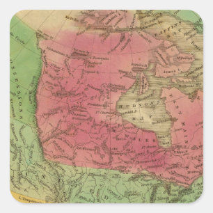 Adesivo Quadrado America do Norte 9