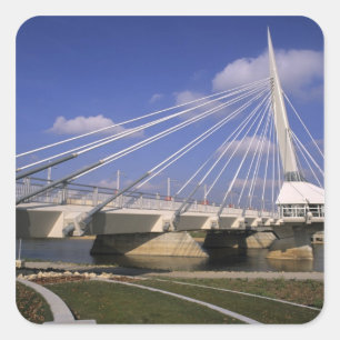 Adesivo Quadrado América do Norte, Canadá, Manitoba, Winnipeg,