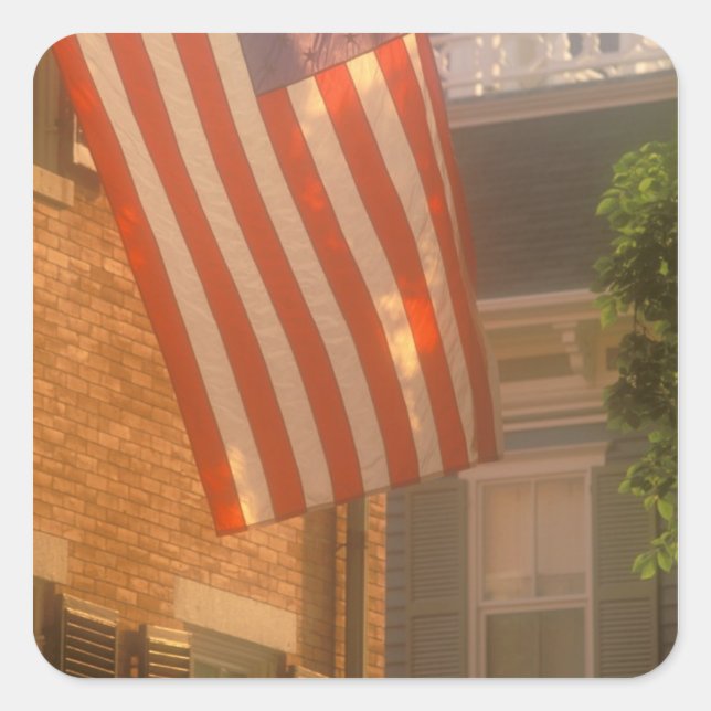 Adesivo Quadrado América do Norte, EUA, Massachusetts, Nantucket 2 (Frente)