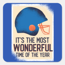 Adesivo Quadrado American Futebol Engraçado