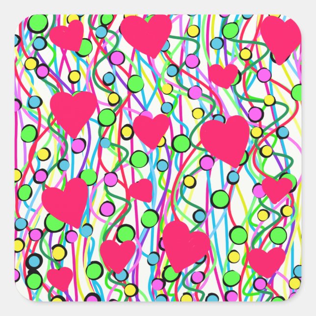 Adesivo Quadrado Amor (Frente)