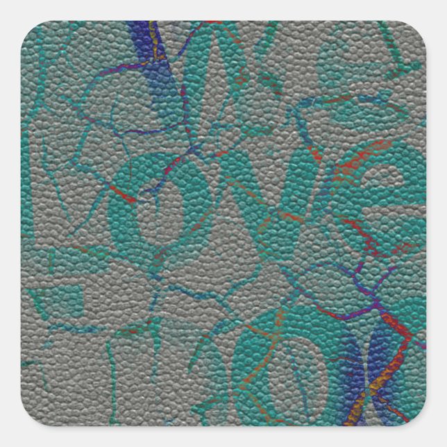 Adesivo Quadrado Amor (Frente)