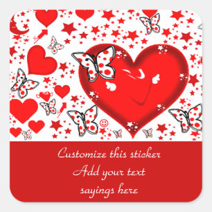 Adesivo Quadrado Amor Always_