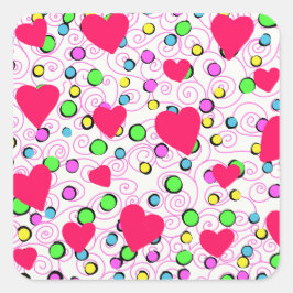 Adesivo Quadrado Amore