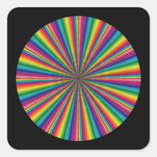 Adesivo Quadrado amostras de cores na diagonal