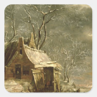 Amsterdã, cena de inverno, século XVII