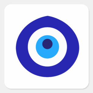 Adesivo Quadrado Amuleto turco chamado Nazar