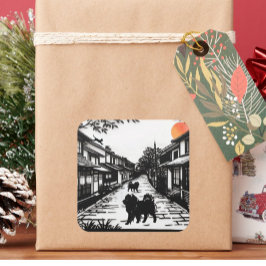 Adesivo Quadrado ANCIENT WHISPERS Chow