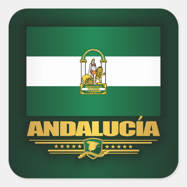 Adesivo Quadrado Andalucia (Frente)
