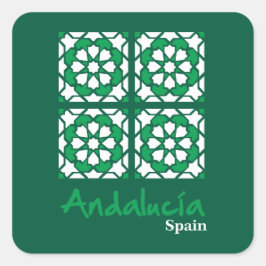 Adesivo Quadrado Andalusian Tiles 2