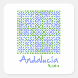 Adesivo Quadrado Andalusian Tiles 7