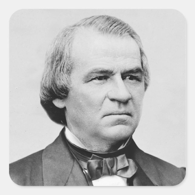 Adesivo Quadrado Andrew Johnson (Frente)
