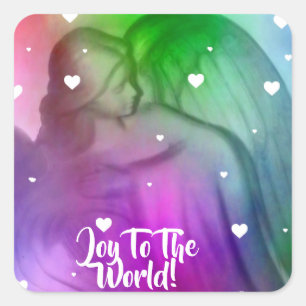 Adesivo Quadrado Angel - Alegria Ao Mundo