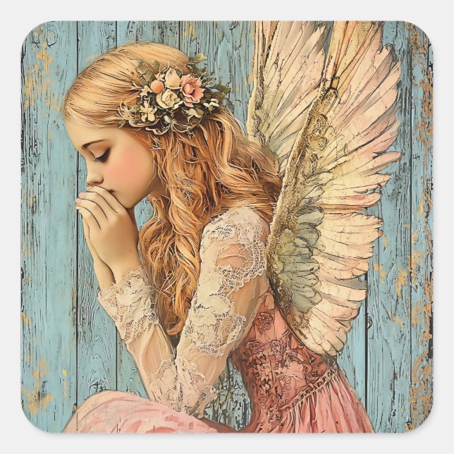 Adesivo Quadrado Angel Grace  (Frente)