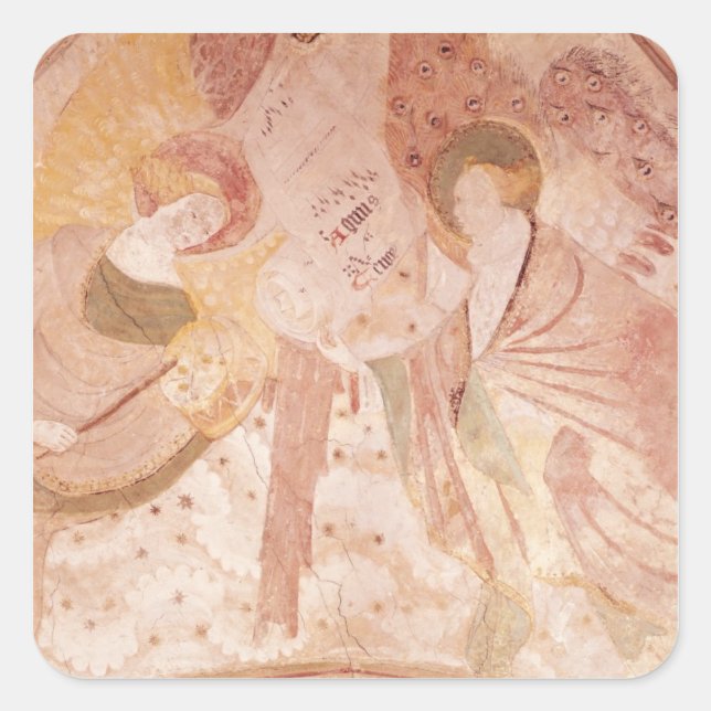 Adesivo Quadrado Angel Musicians (Frente)