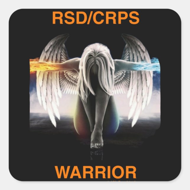 Adesivo Quadrado Angel...RSD/CRPS (Frente)