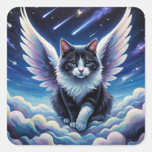 Adesivo Quadrado AngelCat