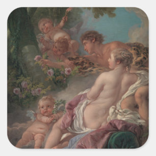 Adesivo Quadrado Angélica e Medoro