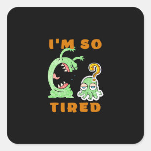 Adesivo Quadrado Animais Engraçados Cachinho Sarcástico