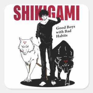 Adesivo Quadrado Anime Manga Funny Cute Japan Otaku