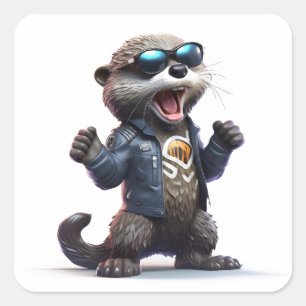 Adesivo Quadrado AnimeHeroes