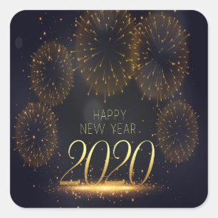 Adesivo Quadrado aniversário