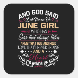 Adesivo Quadrado Aniversário   E Deus Disse Que Deveria Haver Uma G