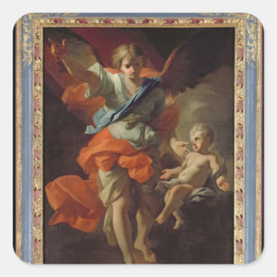 Adesivo Quadrado Anjo-da-guarda, c.1685-94