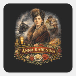 Adesivo Quadrado Anna Karenina