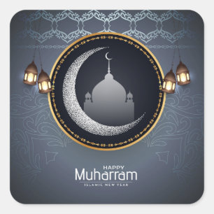Adesivo Quadrado Ano Novo Islâmico Muharram