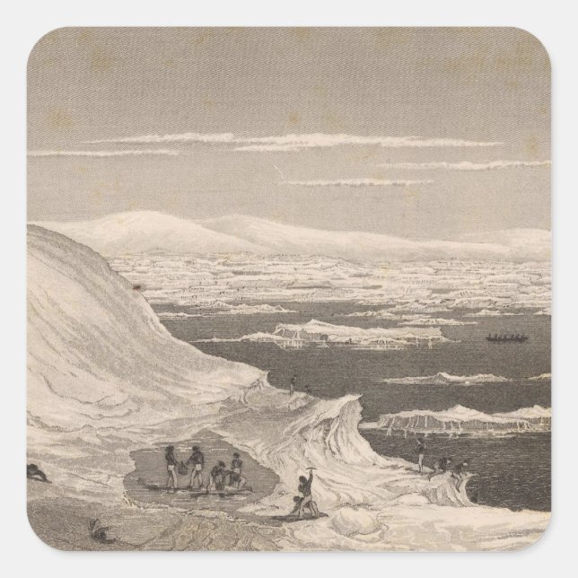 Adesivo Quadrado Antártica 2 (Frente)