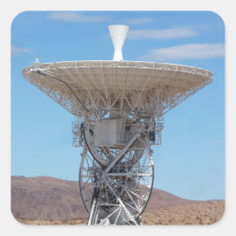 Adesivo Quadrado Antena Apollo para Descalços Espaciais Profunda